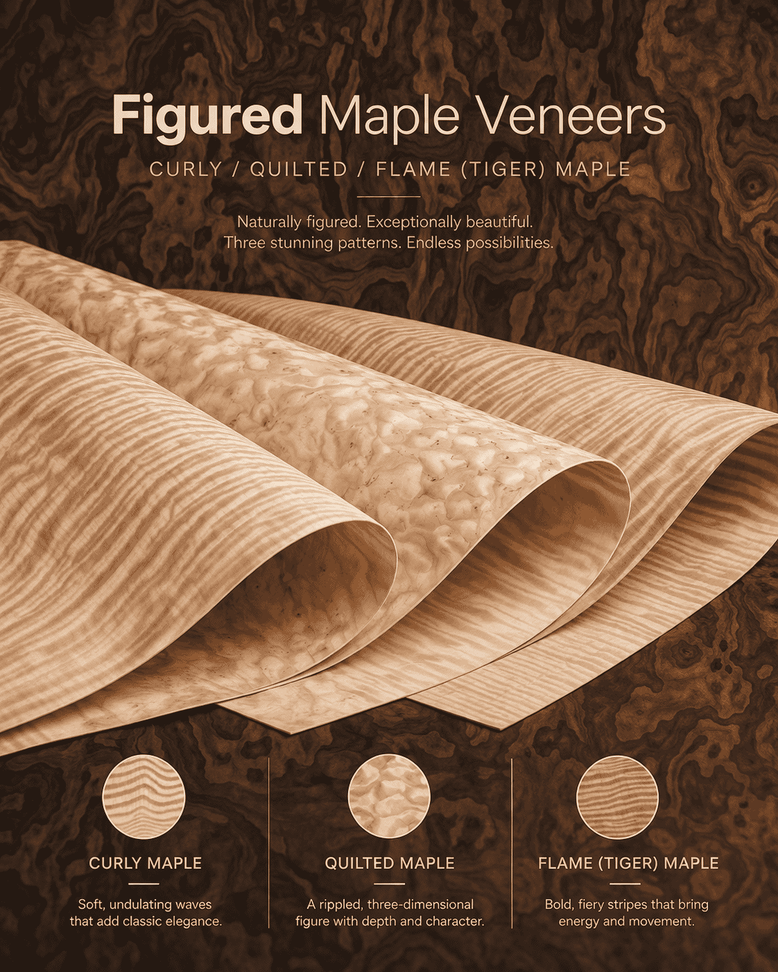 Figured Maple Veneer