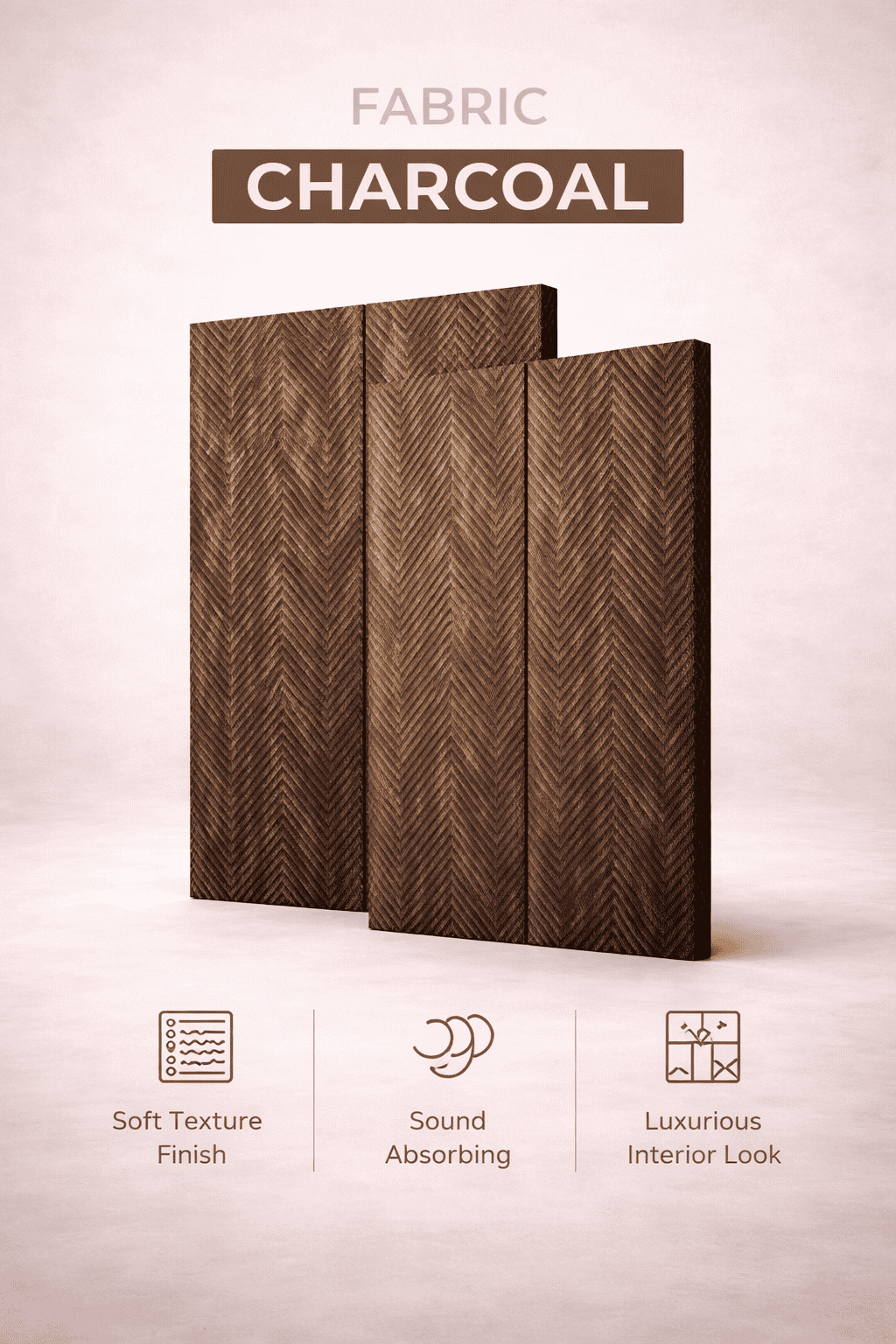 Fabric Charcoal Panels