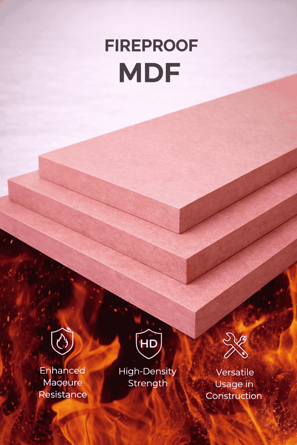 Fireproof MDF