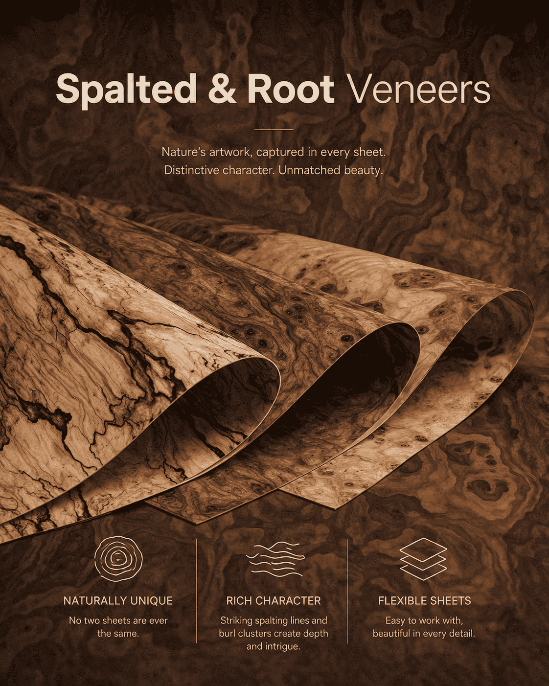 Spalted & Root Veneer