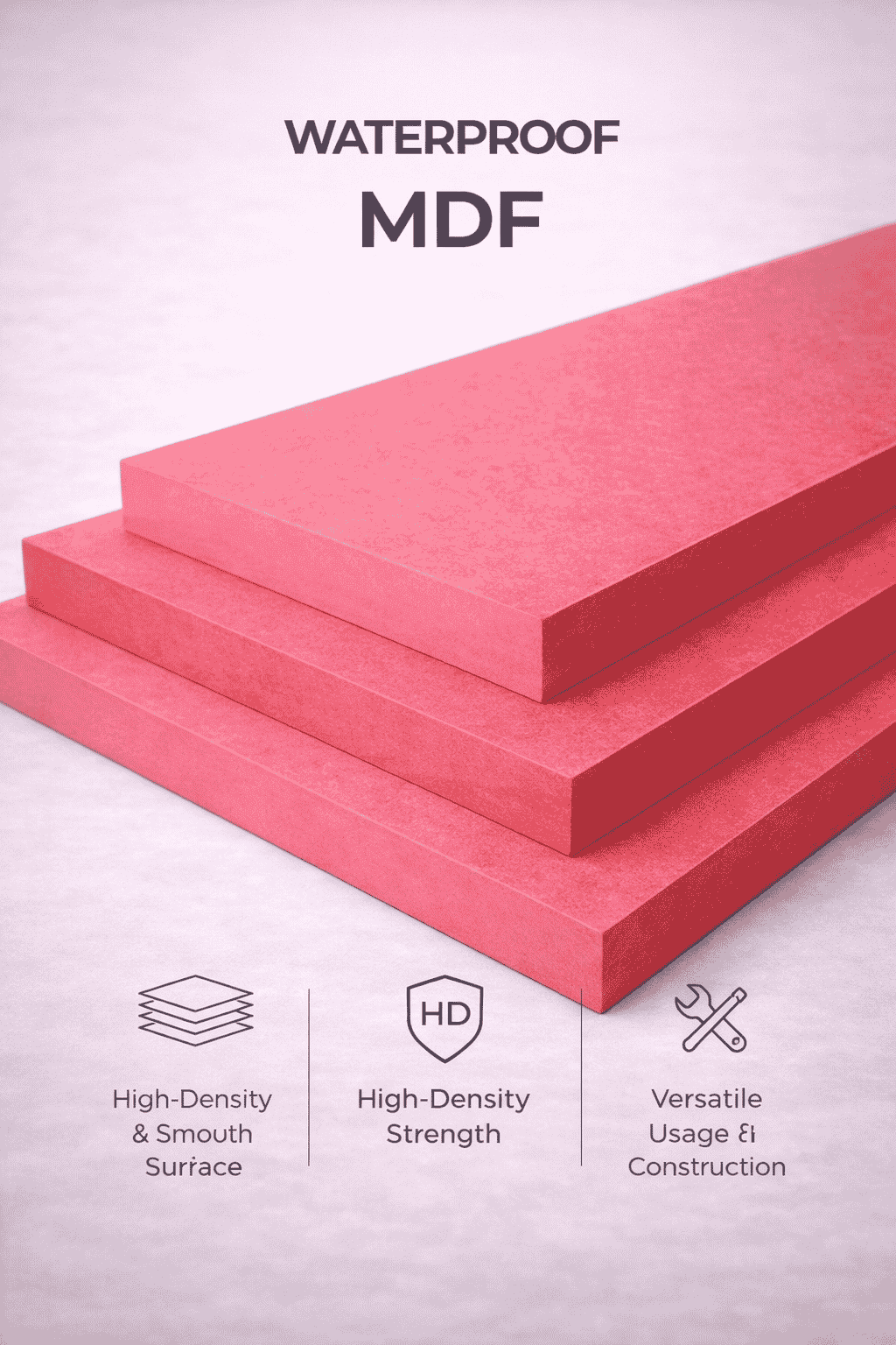 Waterproof MDF